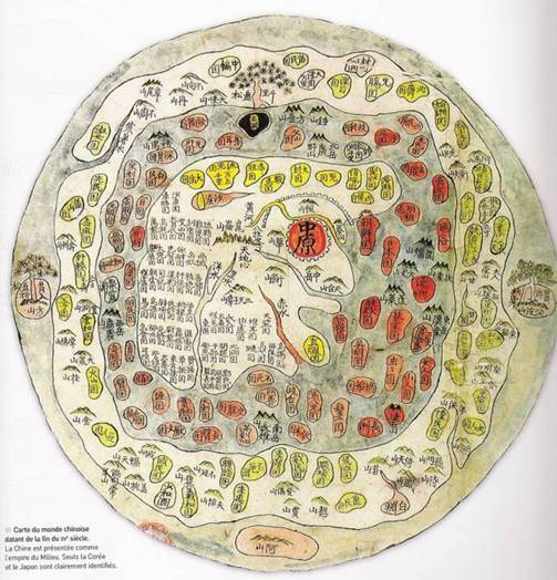 Carte du monde chinoise - XVe siècle