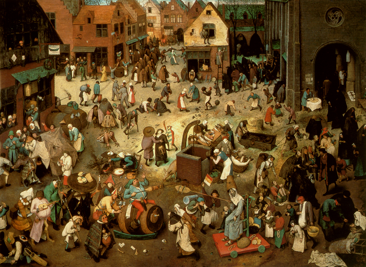 La lutte de Carême et de Mardi Gras La lutte de Carême et de Mardi Gras, Bruegel l'Ancien